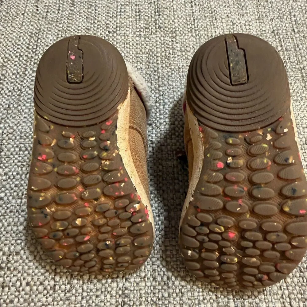 Merrell Kids Bare Steps Cocoa Boots Chestnut Pink Suede Toddler Shoes 6M